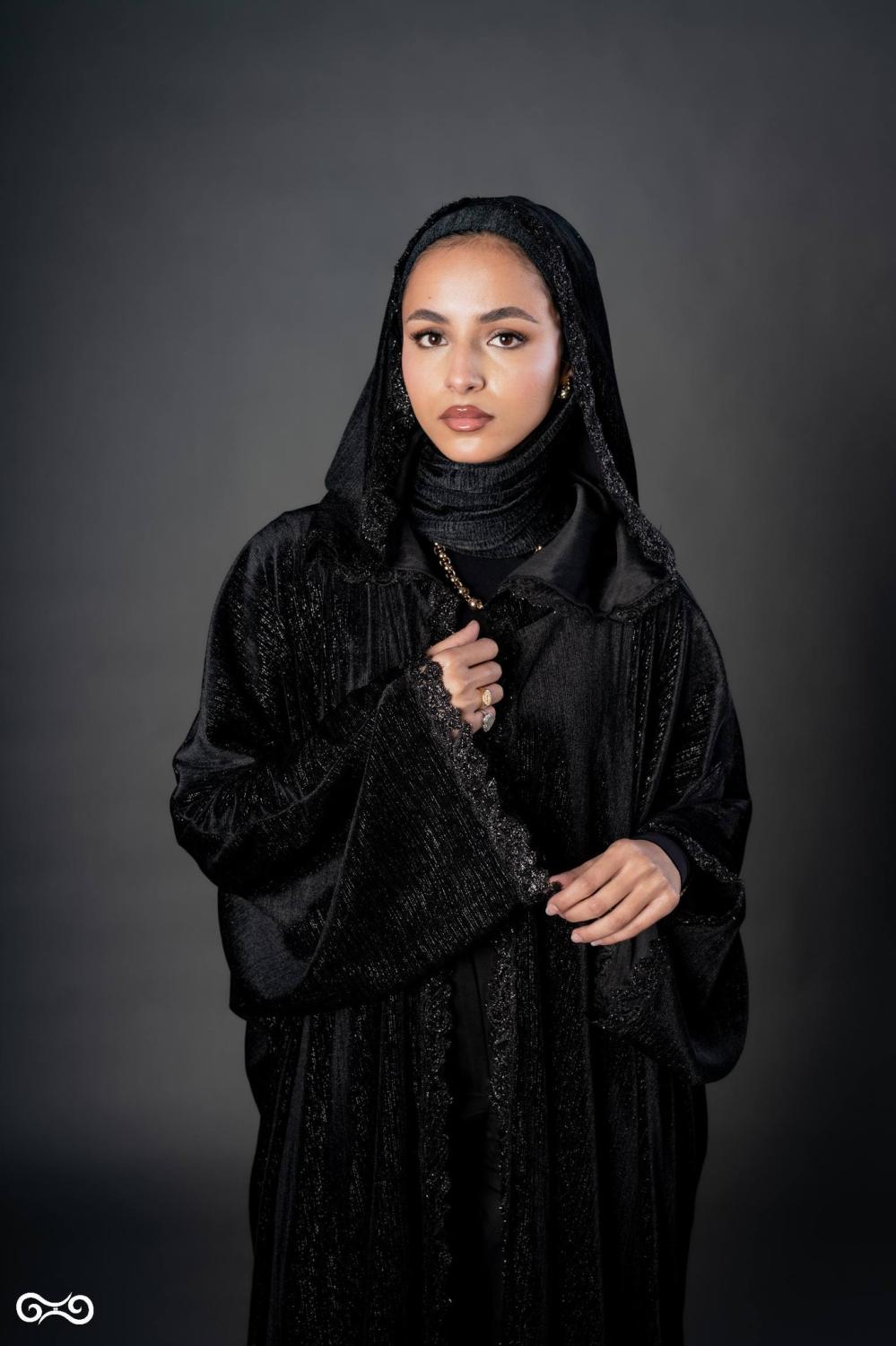 The Subtle Shimmer Hooded Kaftan